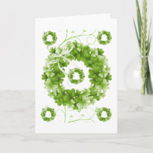 St. Patrick's Day Grußkarte Karte