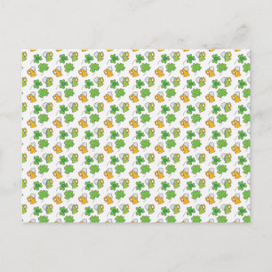 St. Patrick's Day Grußkarte Postkarte