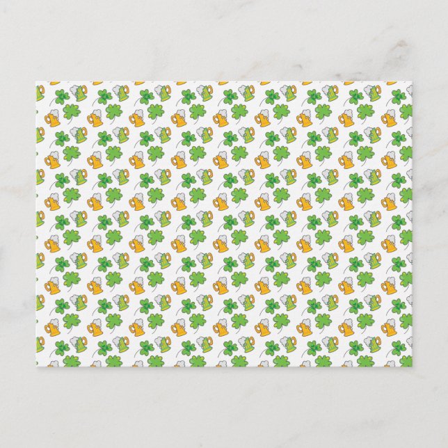 St. Patrick's Day Grußkarte Postkarte (Vorderseite)
