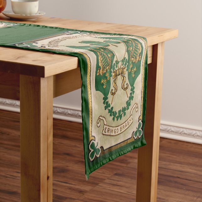 St. Patricks Day Grußtisch Kurzer Tischläufer (Beispiel)