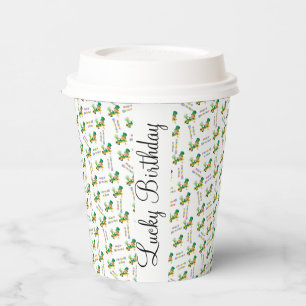 St. Patrick's Day Happy Birthday Paper Cup Pappbecher