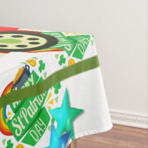 St. Patrick's Day Happy Birthday Tablecloth Tischdecke