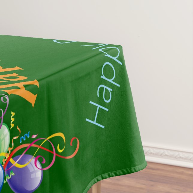 St. Patrick's Day Happy Birthday Tablecloth Tischdecke (Beispiel)