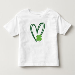 St. Patrick's Day Heart Design T-shirt