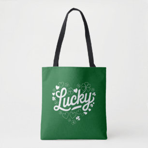 St. Patricks Day Herz Glücksklee Kleeblatt