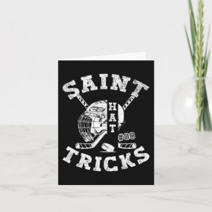 St Patricks Day Hockey Saint Hat Tricks Men Kids B Karte