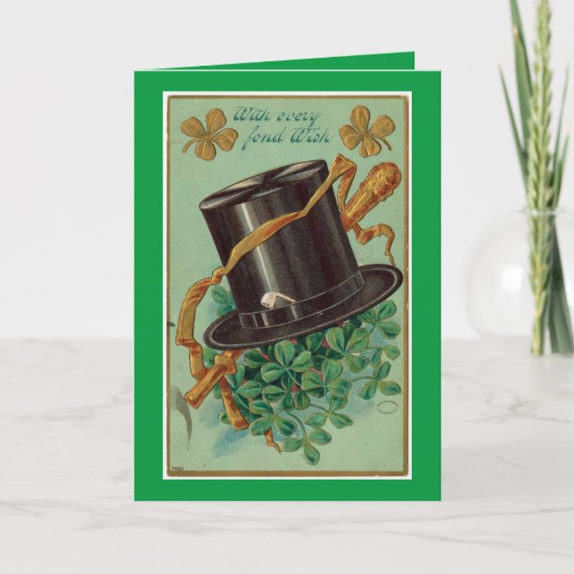 St. Patrick's Day Holiday Card Feiertagskarte (Vorderseite)