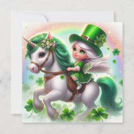 St Patrick's Day Holiday Card Feiertagskarte