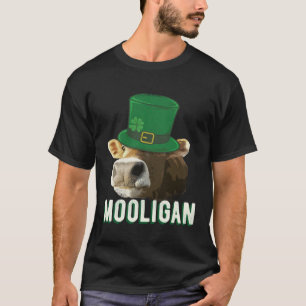 St Patricks Day Hooligan Mooligan Kuh St Paddy Par T-Shirt
