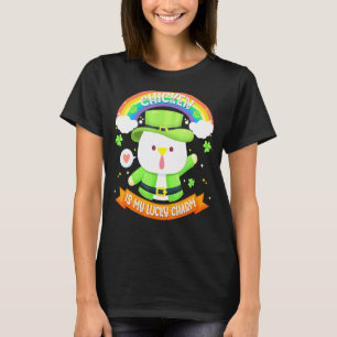 St. Patricks Day Hühnchen ist mein Glücksbringer T-Shirt
