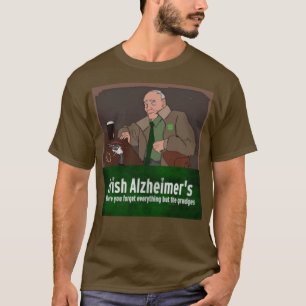 St. Patrick's Day Humorvoller Irischer Gangster T- T-Shirt