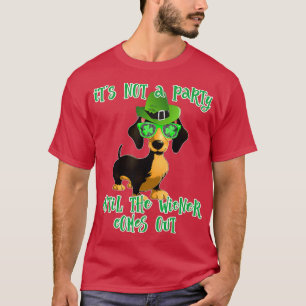 St Patricks Day Hund Dackel Dackel Biergeschenk T-Shirt