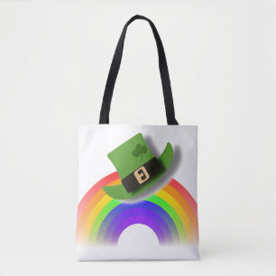 St. Patricks Day Hut und Regenbogen