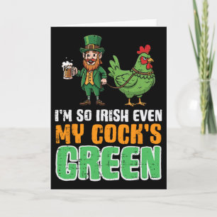 St Patricks Day Ich bin so irisch, sogar mein grün Karte