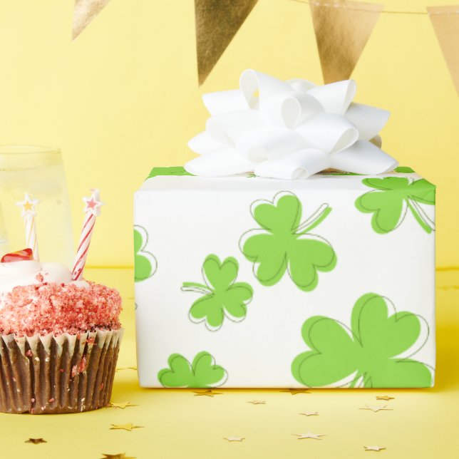 St. Patrick's Day im Luck Wrapping Paper ummantelt Geschenkpapier (Geburtstagsparty)