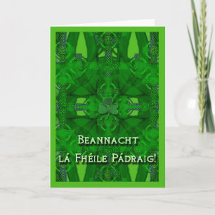 St. Patrick's Day in Irish Celtic Inspiriert Karte