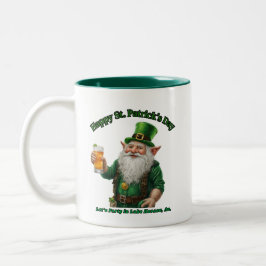 St. Patrick's Day in Lake Havasu, Az. Zweifarbige Tasse