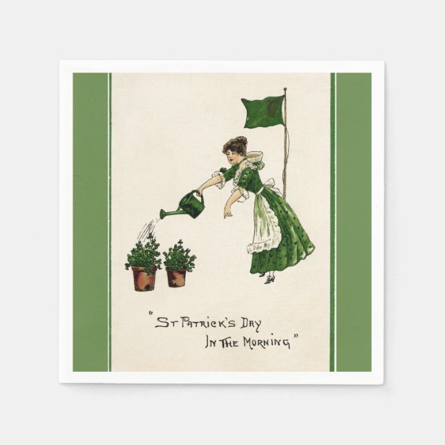 St. Patrick's Day in the Morning Serviette (Vorderseite)