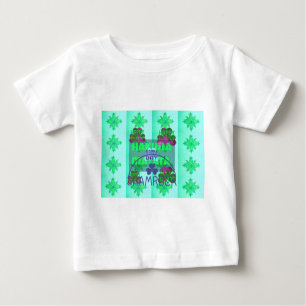 St. Patrick's Day Inspiration Fun Muster Design Baby T-shirt