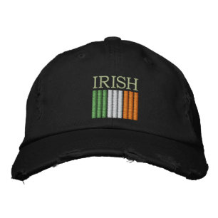 St. Patrick's Day Ireland Flag Hat Bestickte Kappe