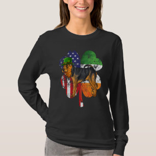 St Patricks Day Irisch Amerikanische Flagge Welsh T-Shirt