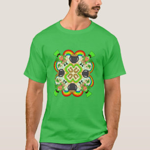 St Patrick's Day   Irisch inspiriert Mandala T-Shirt