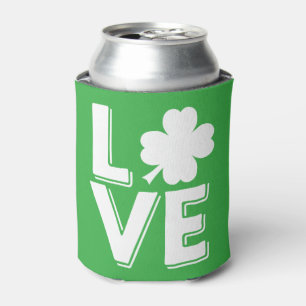 St. Patrick's Day Irische Liebe Shamrock Modern Dosenkühler