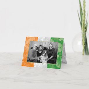 St. Patrick's Day irische Shamrocks Flagge Bilderr Karte