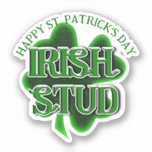 St. Patrick's Day Irischer Hengst Aufkleber