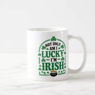 St. Patricks Day Irischer Shamrock Schabernack Irl Kaffeetasse