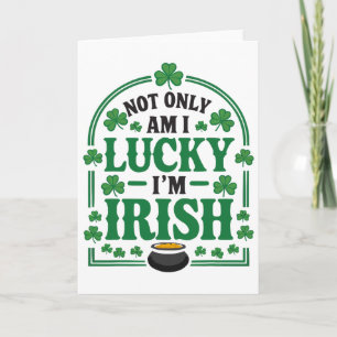 St Patricks Day Irischer Shamrock-Scherz Irland Karte