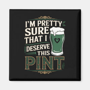St. Patricks Day irischer Stolz lustiger Shamrock- Magnet