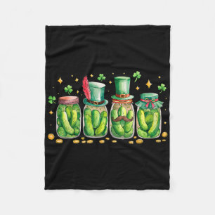 St. Patrick's Day Irisches Einmachglas-Einmachlieb Fleecedecke