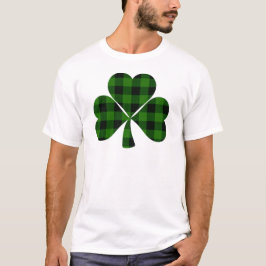 St. Patrick's Day, irisches kariertes Kleeblatt T-Shirt