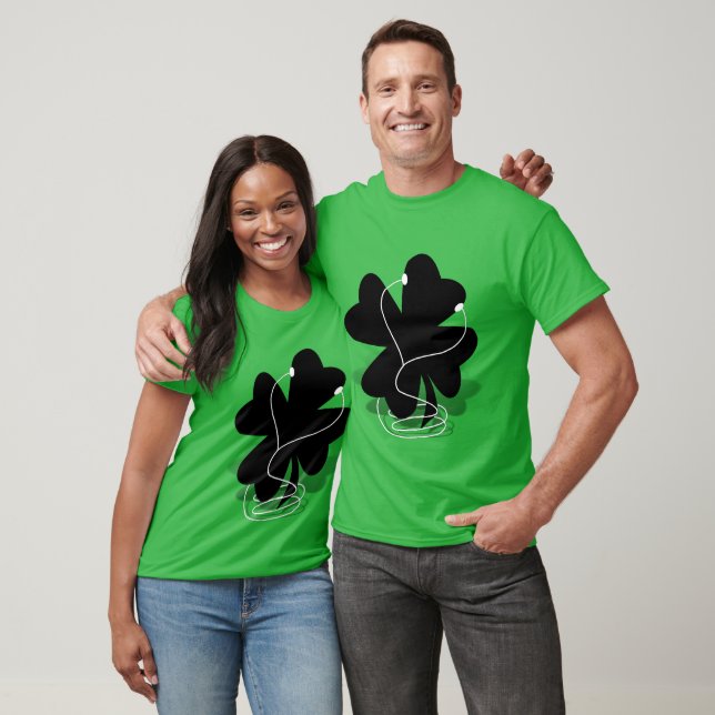 St. Patrick's Day - iRisches Kleeblatt T-Shirt (Unisex)