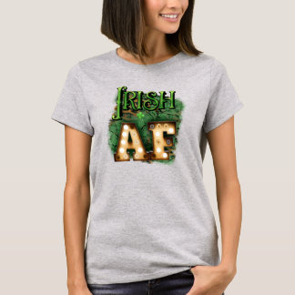 St. Patrick's Day Irish AF Irish Marquee Lights T-Shirt