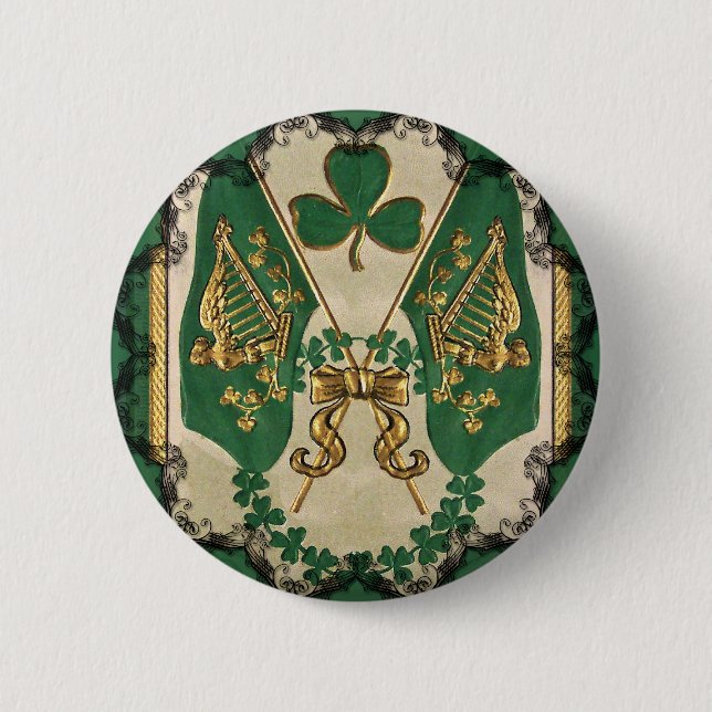 St. Patrick's Day Irish Button (Vorderseite)