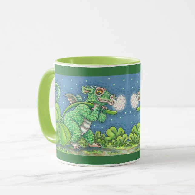 ST. PATRICK'S DAY IRISH DRAGON-TASSE anpassen Tasse (Vorderseite Links)