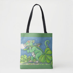 ST. PATRICK'S DAY IRISH DRAGON TOTE BAG