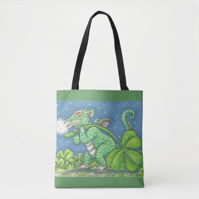ST. PATRICK'S DAY IRISH DRAGON TOTE BAG (Vorderseite)