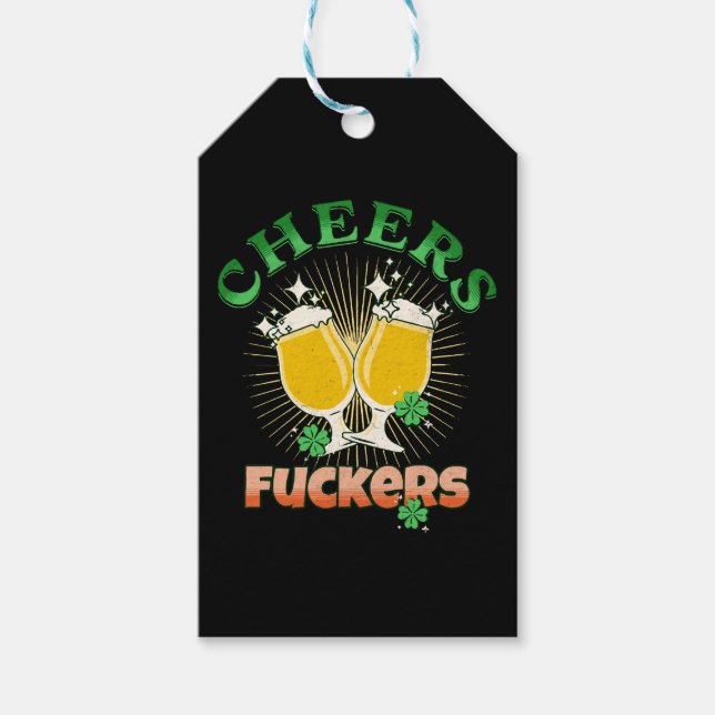St Patricks Day Irish Drinkin Geschenkanhänger (Vorderseite)