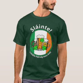 ST PATRICKS DAY Irish Flag Beer T-Shirt