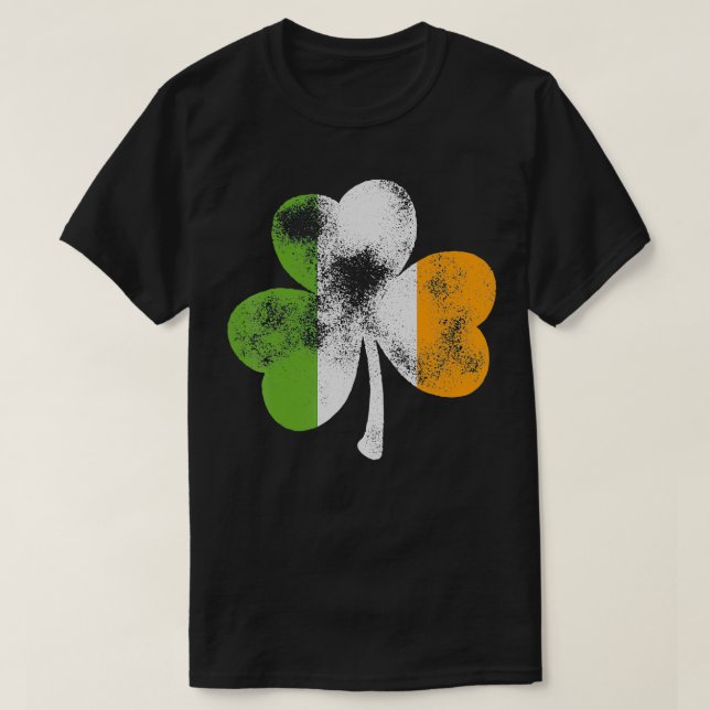 St Patricks Day Irish Flag Shamrock Ireland Flag T-Shirt (Design vorne)