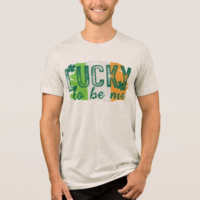 St. Patrick's Day Irish Flag T - Shirt (Vorderseite)