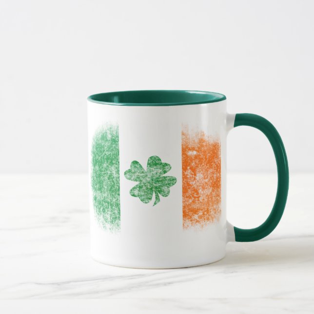 St. Patrick's Day Irish Flag Tasse (Rechts)