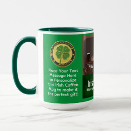 St Patrick's Day Irish Gangster Personalisiertes G Tasse