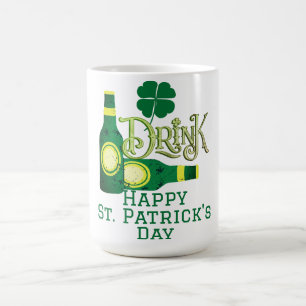 St. Patrick's Day Irish Green Glück Kleeblatt Kaffeetasse