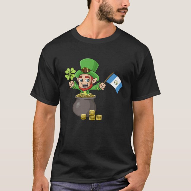 St Patricks Day Irish Green Guatemala Guate Chapin T-Shirt (Vorderseite)