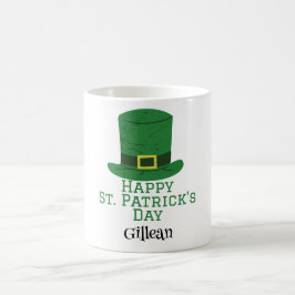 St. Patrick's Day Irish Green Hut Glück Kleeblatt Kaffeetasse