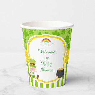 St Patrick's Day Irish Holiday Boy Baby Shower Pappbecher